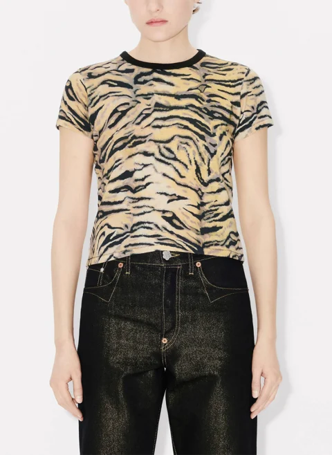 Тишърт с анималистичен принт 'Tiger' Kenzo — снимка 2