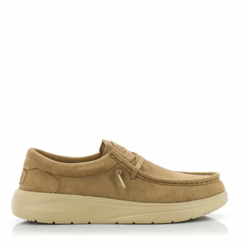 Мъжки Ежедневни HEY DUDE – 41975-2IW WALLY COMF BROWN/CREAM