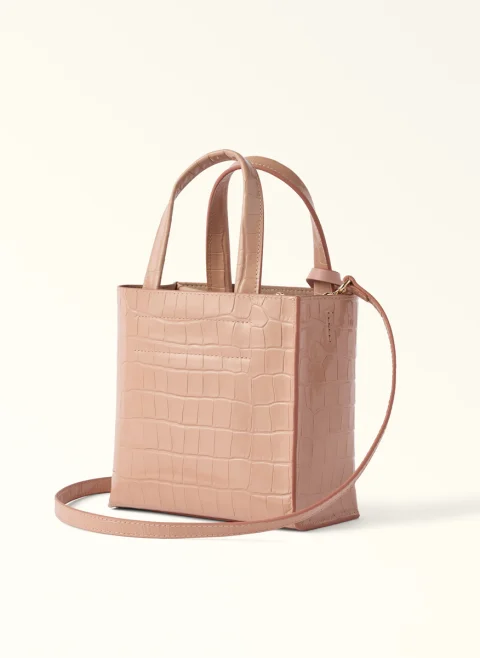 Мини чанта Tote Furla Divide It Cloudy Pink — снимка 2
