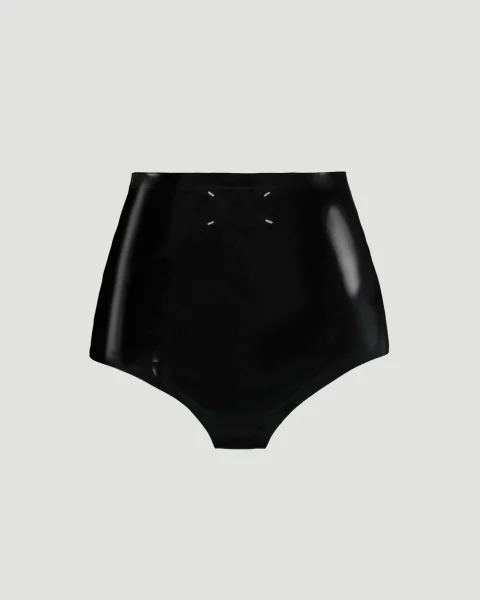 High Waist Latex Briefs — снимка 2