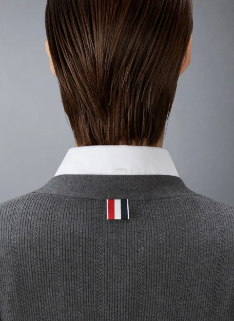 Жилетка от вълна и коприна Thom Browne — снимка 3