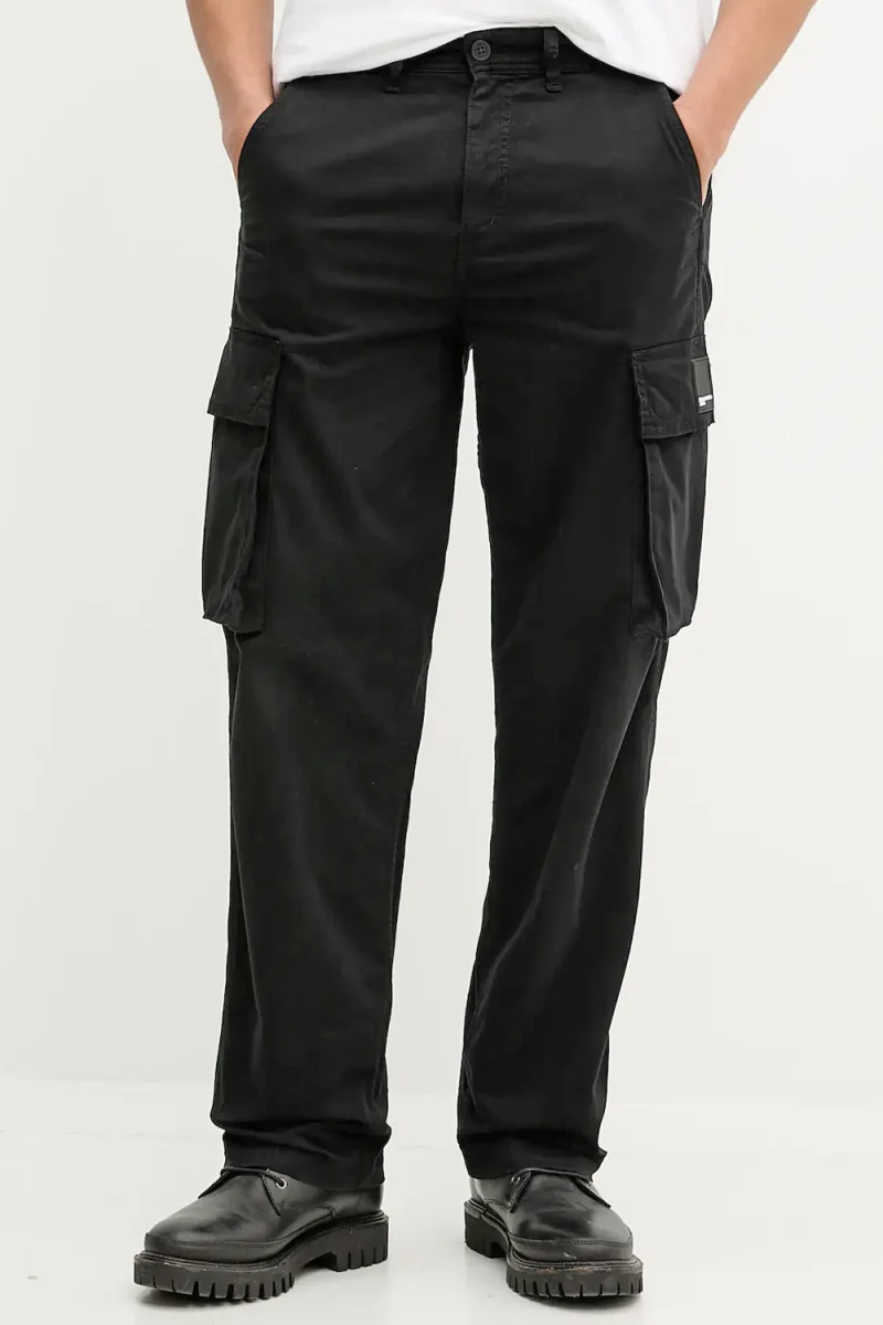 Панталон Klj Reg Cargo A3M10085 999 black — снимка 2
