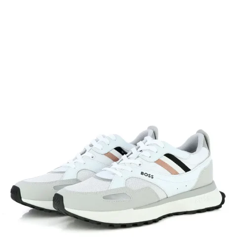 Мъжки Сникърс BOSS – 50498280 JONAH RUNN MX N WHITE — снимка 3