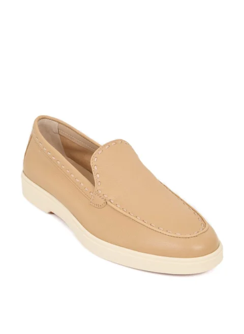 Кожени мокасини Santoni — снимка 2