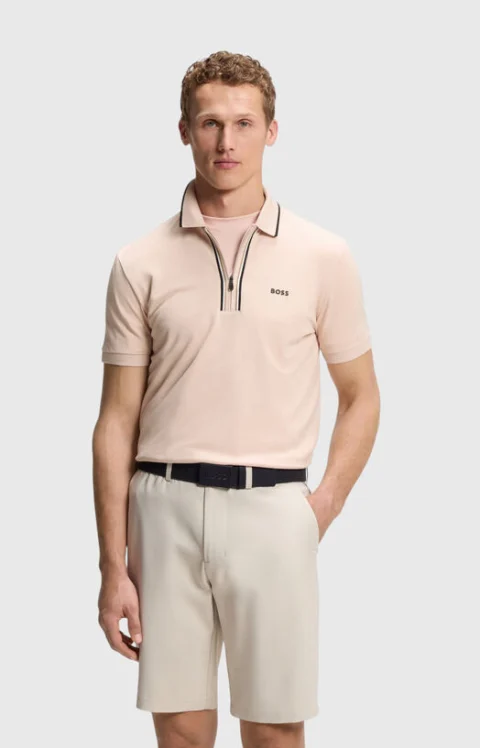 Поло-шърт ACTIVE SLIM FIT с къс ръкав