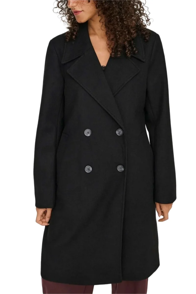 Палто Onladina Long 15349217 C-N10 black