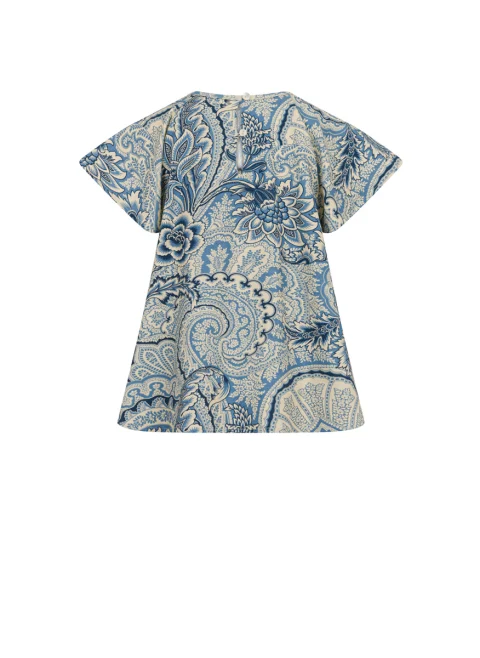 Туника с принт 'Paisley' Etro Kids — снимка 2