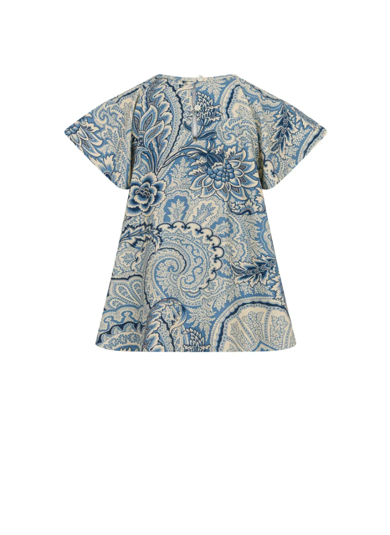 Туника с принт 'Paisley' Etro Kids — снимка 2