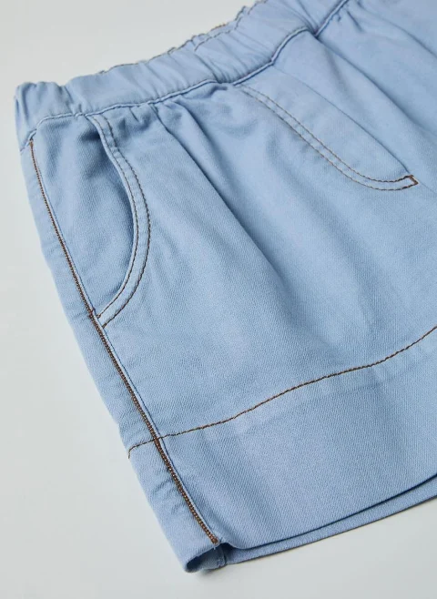 Къс панталон с монили Brunello Cucinelli Kids — снимка 2