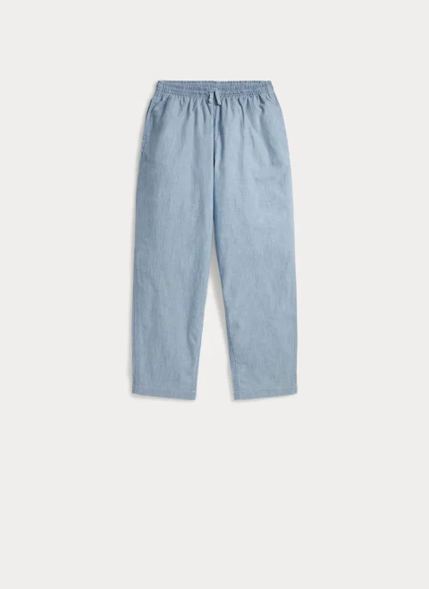 Панталон с бродерия Ralph Lauren Kids 8-20