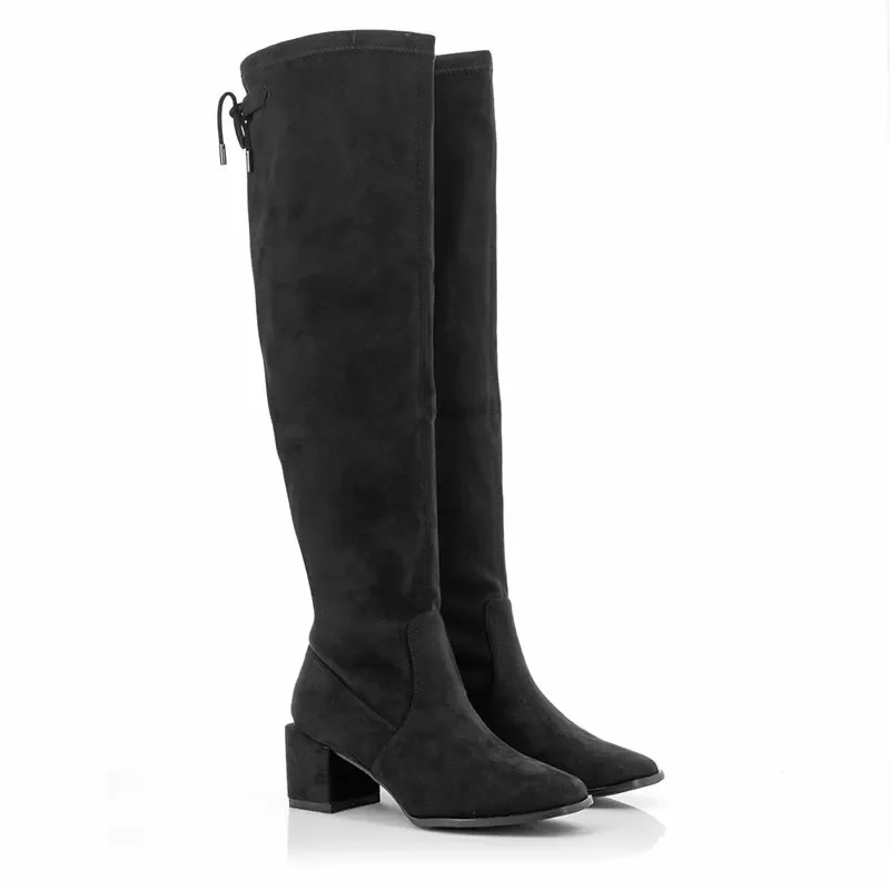 Чизми QUEEN HELENA – ZM9217-BLACK — снимка 3