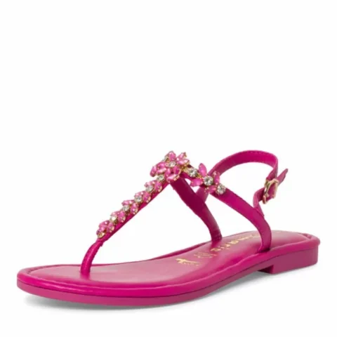Дамски Равни Сандали TAMARIS – 1-28124-42-513 FUXIA — снимка 3