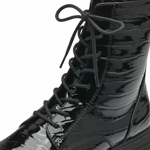 Дамски Кубинки TAMARIS – 1-25264-41-087 BLK PATENT STR — снимка 4