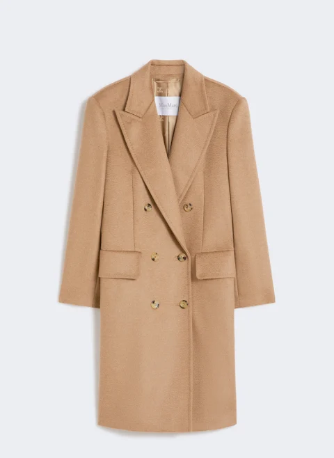 Двуредно палто от вълна Max Mara Cosa — снимка 7