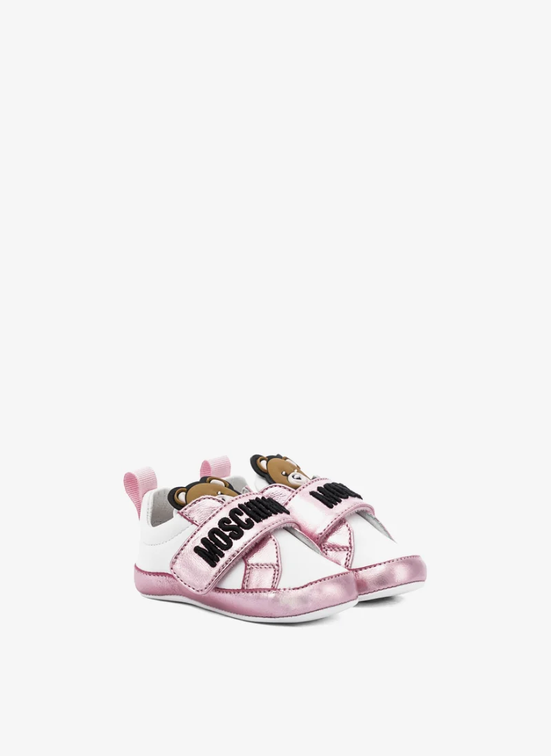 Бебешки буйки с метален ефект 'Two-Tone' Moschino Kids — снимка 3
