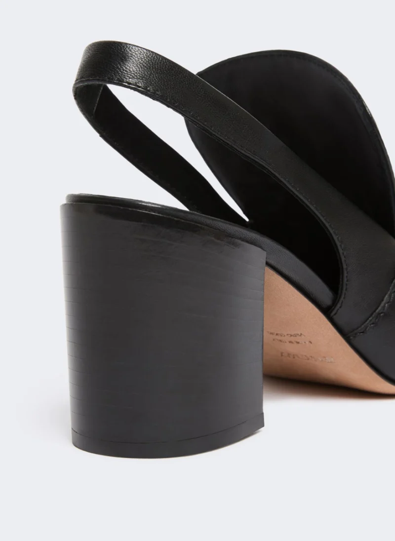 Обувки на ток с метален детайл Sportmax Spxzamia — снимка 4