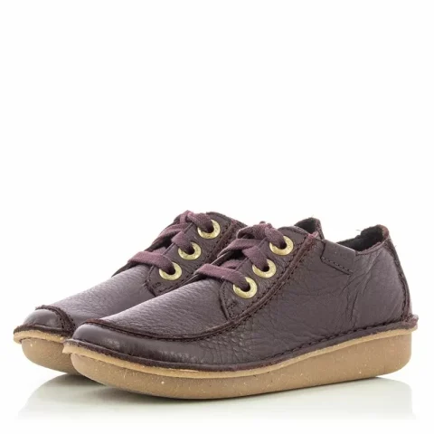 Дамски Ежедневни CLARKS – 26179094 FUNNY DREAM WINE — снимка 2