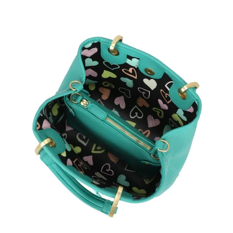 Дамска зелена чанта Beth Jewels Braccialini — снимка 8
