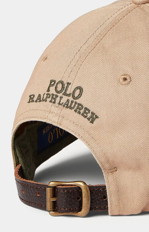 Шапка с Polo Bear бродерия и кожен елемент — снимка 3