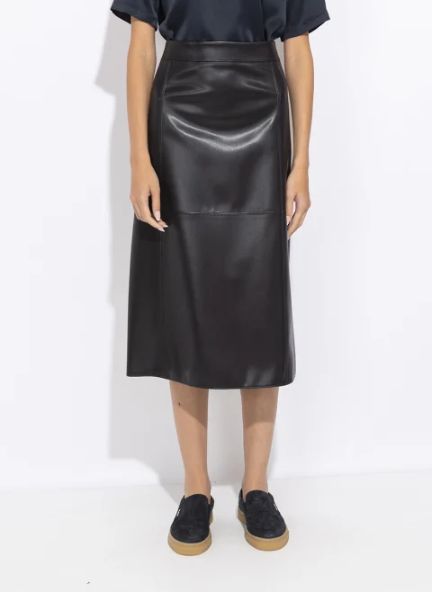 Миди пола с кожен ефект 'S Max Mara Smmcrisma — снимка 5