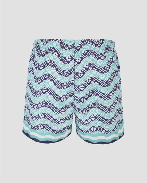 Swim Shorts in Monogram Wave — снимка 2