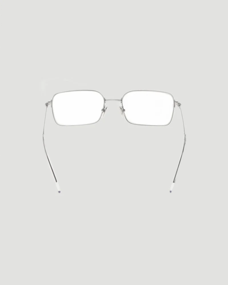 Invisible Rectangle Sunglasses in Silver — снимка 4