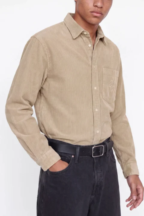 Риза Jorfrederiksberg Overshirt 12298514 15-1305 TCX feather gray — снимка 2