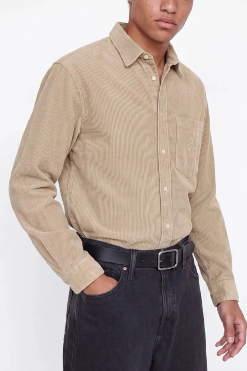 Риза Jorfrederiksberg Overshirt 12298514 15-1305 TCX feather gray — снимка 2