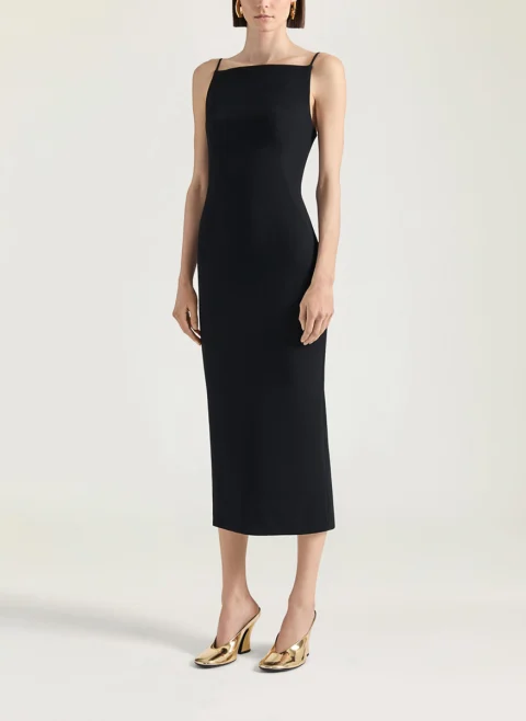 Миди рокля с асиметричен мотив Givenchy — снимка 3