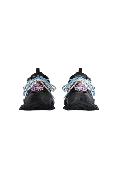 Women's Track Trail Laces Sneaker in Black/pink/blue/beige — снимка 3