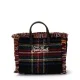 Дамска чанта с каре Mini Vanity SAINT BARTH — снимка 4
