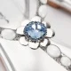 Дамски сребърни сандали TOSCA BLU — снимка 4