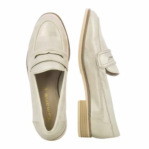 Дамски Лоуфър TAMARIS – 1-1-24304-20 909 LIGHT GOLD — снимка 5