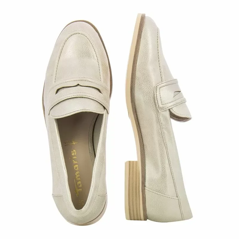 Дамски Лоуфър TAMARIS – 1-1-24304-20 909 LIGHT GOLD — снимка 5