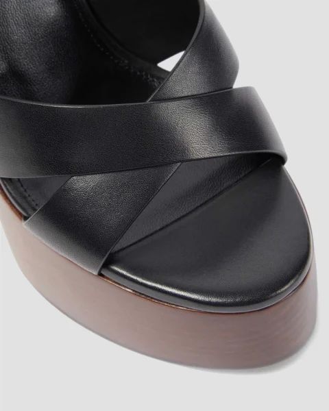 Bianca Platform Sandals in Smooth Leather — снимка 3