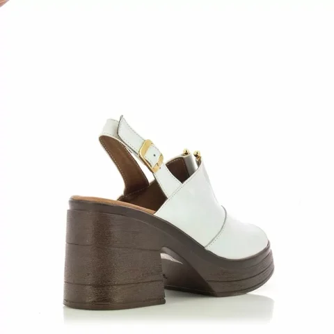 Дамски Сандали На Ток VERONELLA – 360-75 WHITE — снимка 3