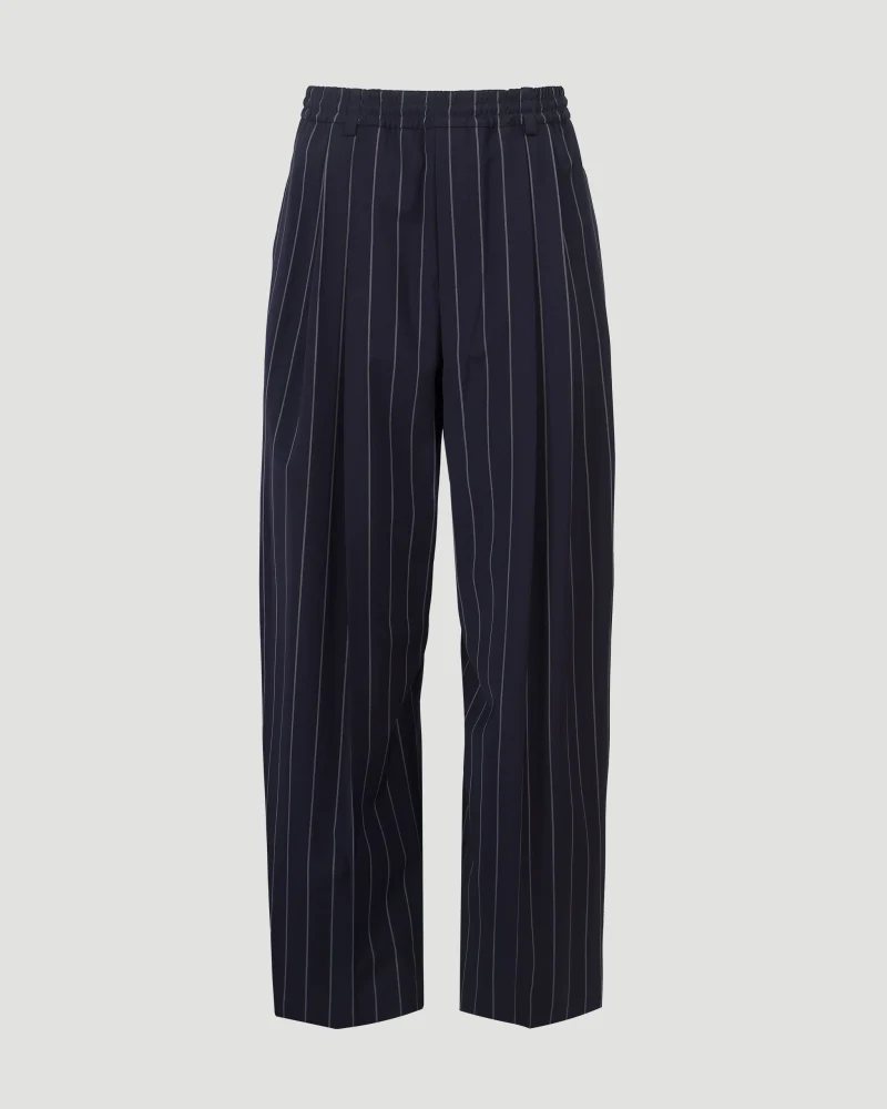 Striped Tapered Trousers