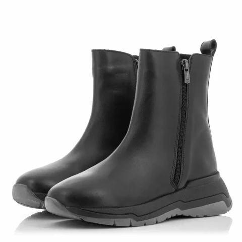 Дамски Равни Боти CARLO FABIANI – 241002 BLACK — снимка 3