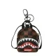 Ключодържател SHARKS IN PARIS WTF BUBBLE BROWN CHECK SPRAYGROUND — снимка 2