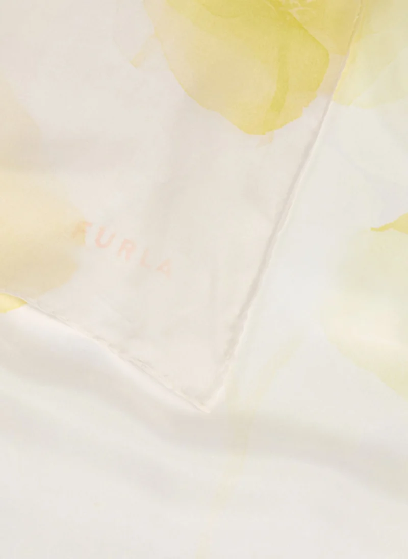 Копринен шал Furla Primavera Toni Talco — снимка 3