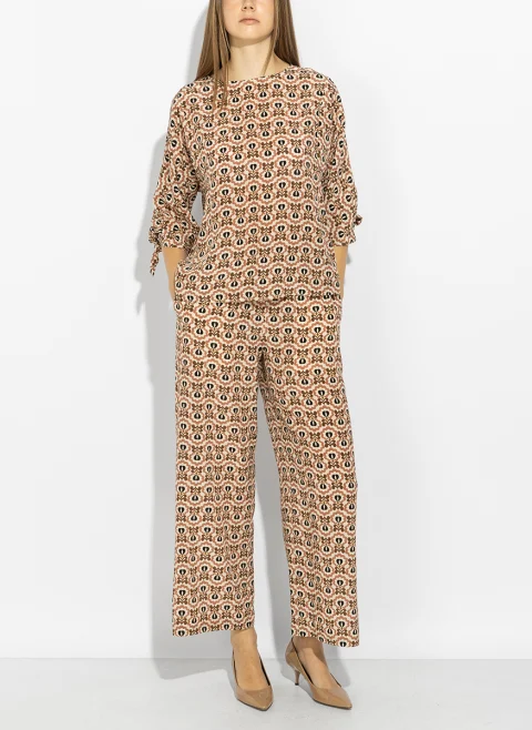 Блуза с принт Weekend Max Mara Wkdadone — снимка 9