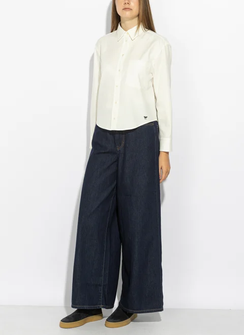 Риза с бродерия Weekend Max Mara Wkdnuoro — снимка 7