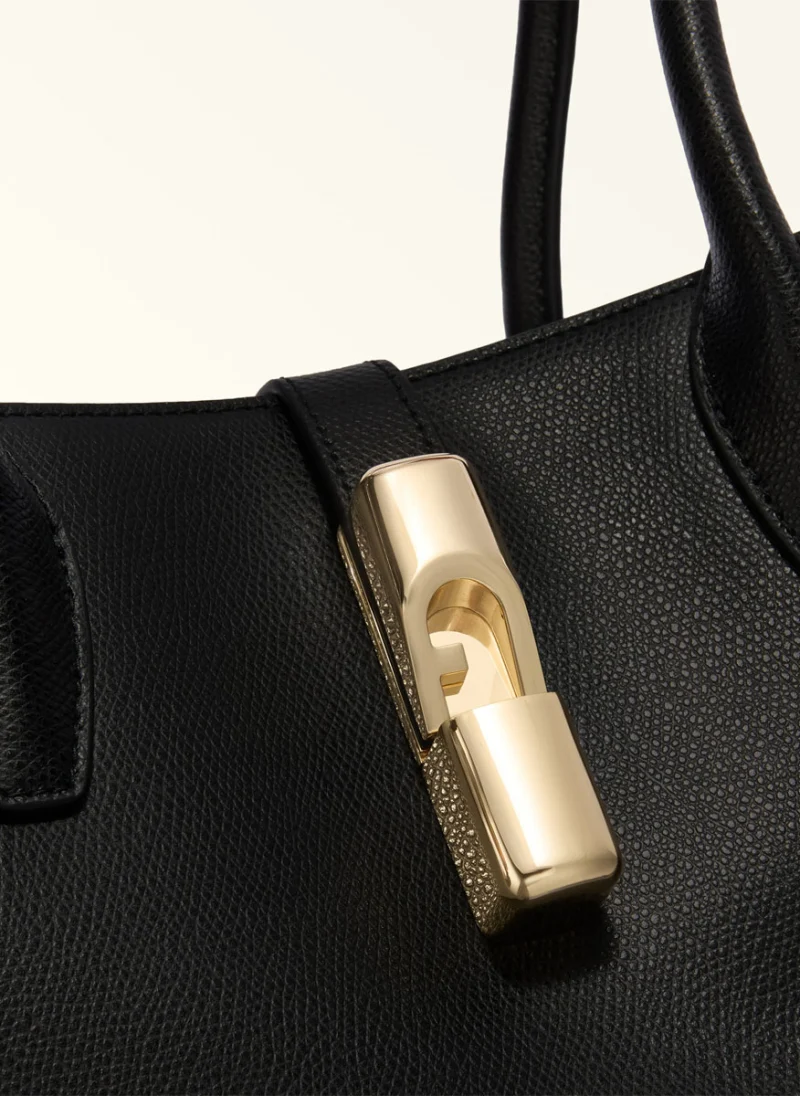 Кожена чанта 'Tote' Furla Goccia Nero — снимка 2