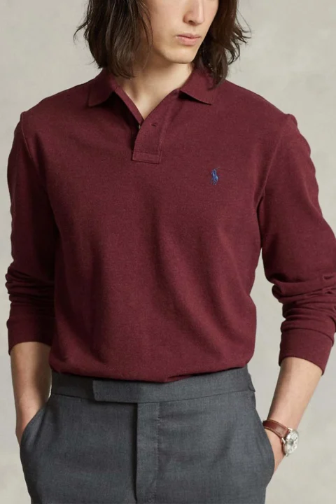 Polo Lskccmslm2-Long Sleeve 710680790095 600 red — снимка 2