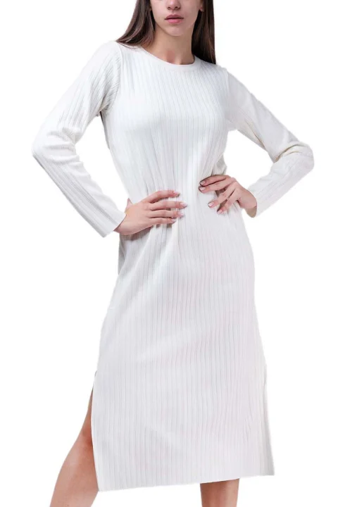Рокля "Constructed Lines" Midi Dress W235703 13302-vanilla