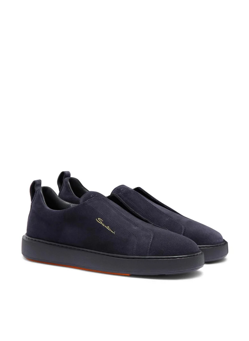 Велурени кецове 'Slip-on' Santoni — снимка 2