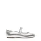 Дамски сребърни балерини Casadei — снимка 2
