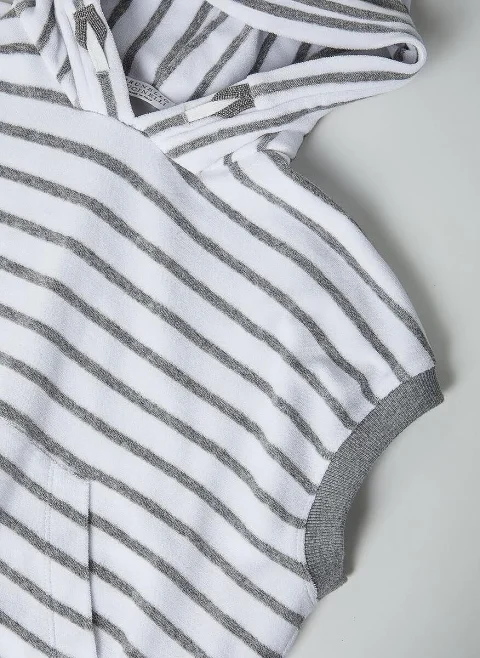 Раиран суитшърт Brunello Cucinelli Kids 12 — снимка 2