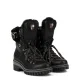 Дамски черни боти с вълна New Italia Shoes — снимка 3