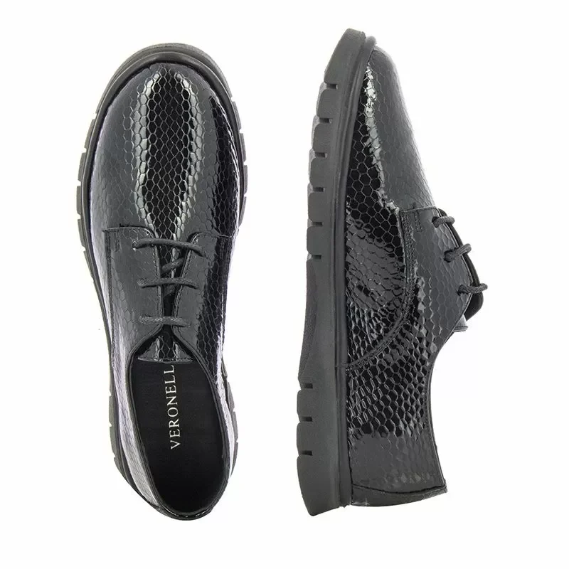 Дамски Ежедневни VERONELLA – 19118 FLEXX BLACK SNAKE — снимка 4